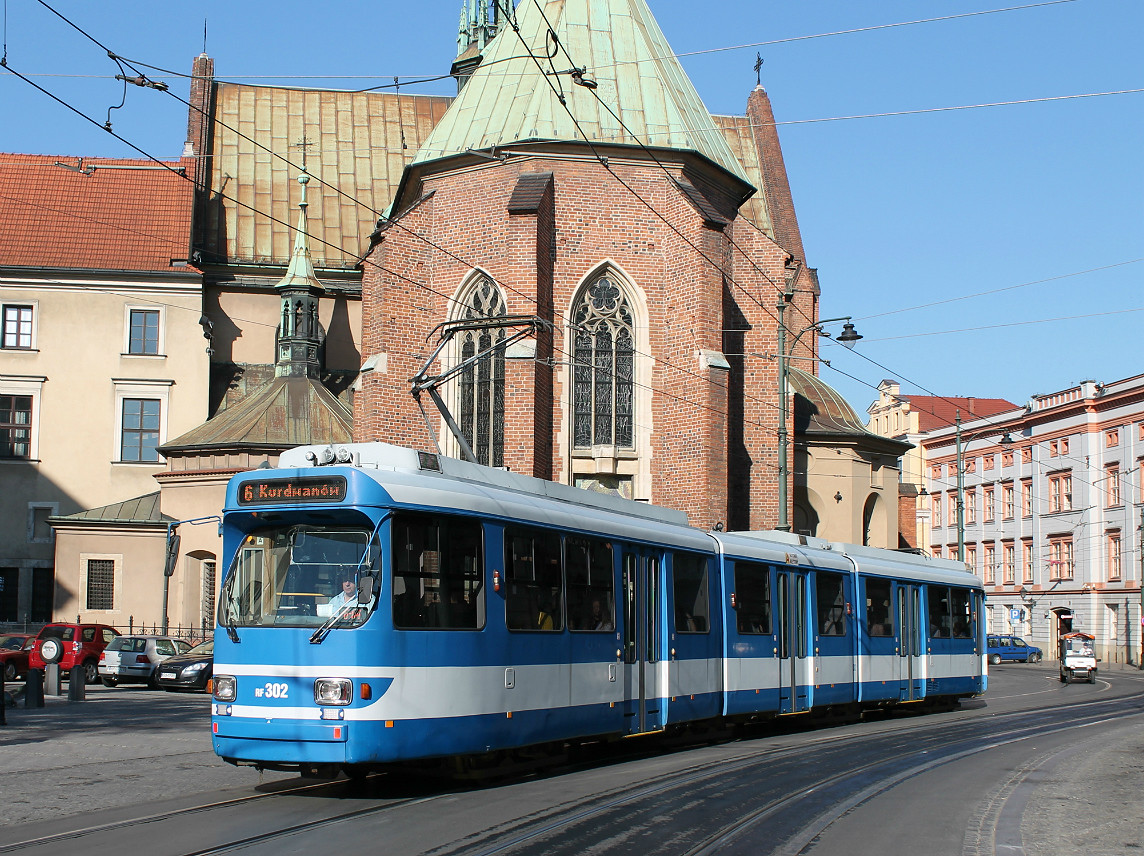 Краков, Duewag GT8S № RF302