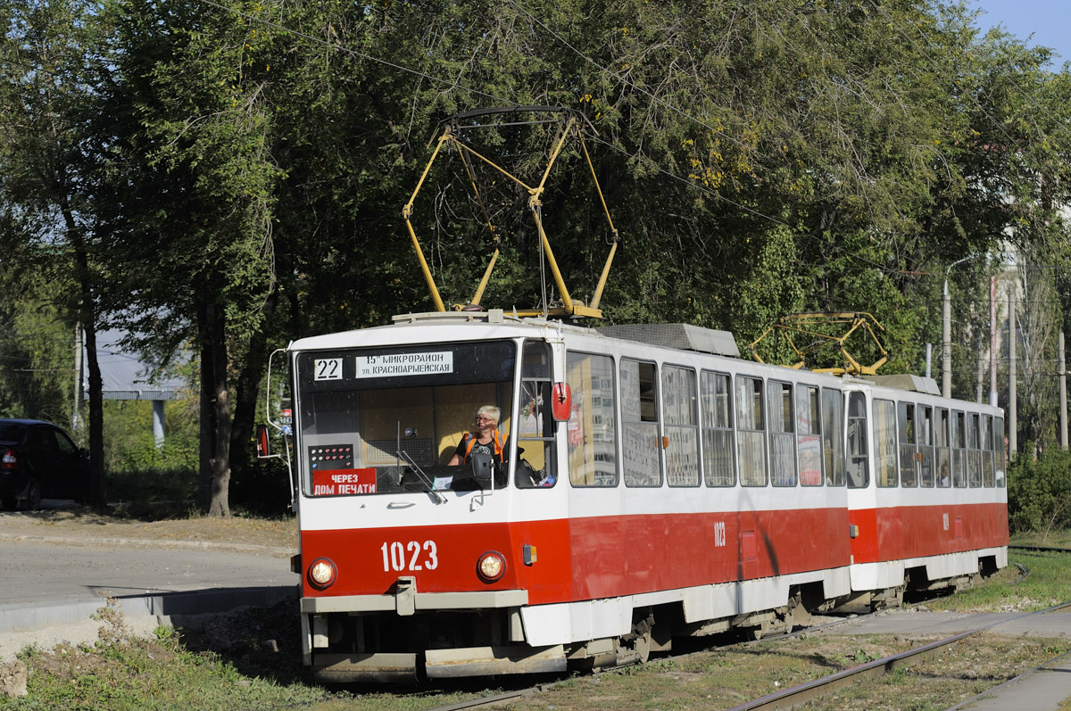 Самара, Tatra T6B5SU № 1023