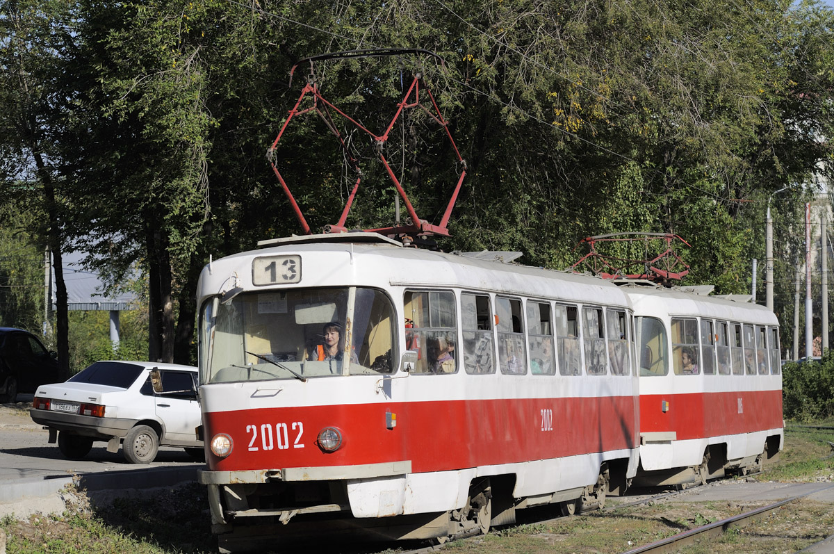 Самара, Tatra T3SU (двухдверная) № 2002