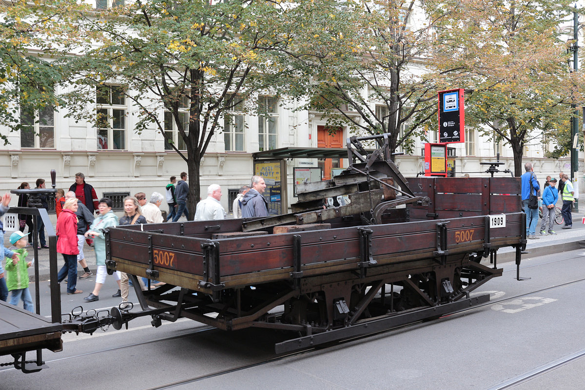 Prague, Ringhoffer NV N°. 5007; Prague — 140th anniversary of Prague's urban transport Prague, Ringhoffer NV N°. 5007; Prague — 140th anniversary of Prague's urban transport