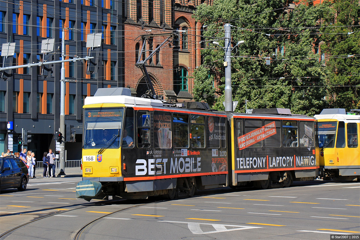 Щецин, Tatra KT4DtM № 168