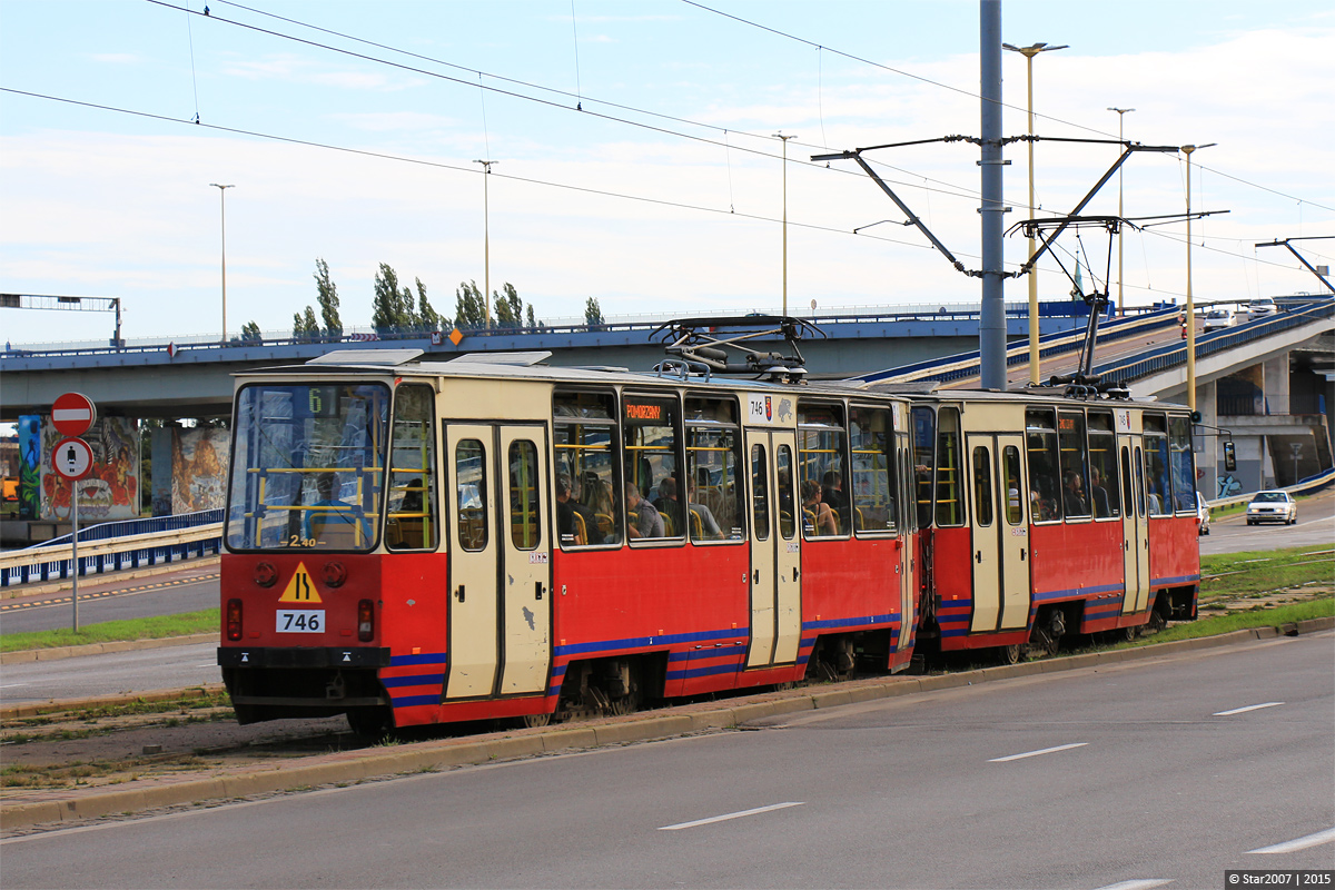 Щецин, Konstal 105Ng/D № 746