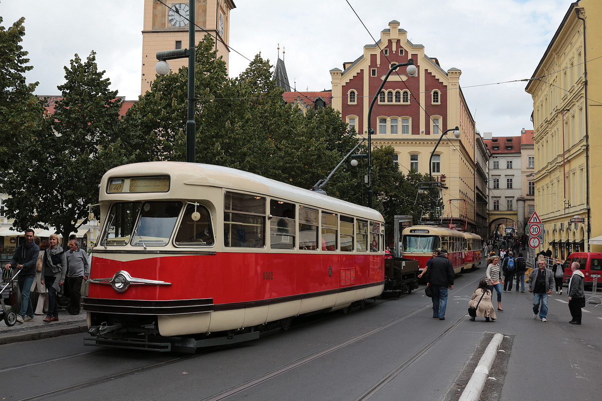 Prague, Tatra T2 Br. 6002; Prague — 140th anniversary of Prague's urban transport