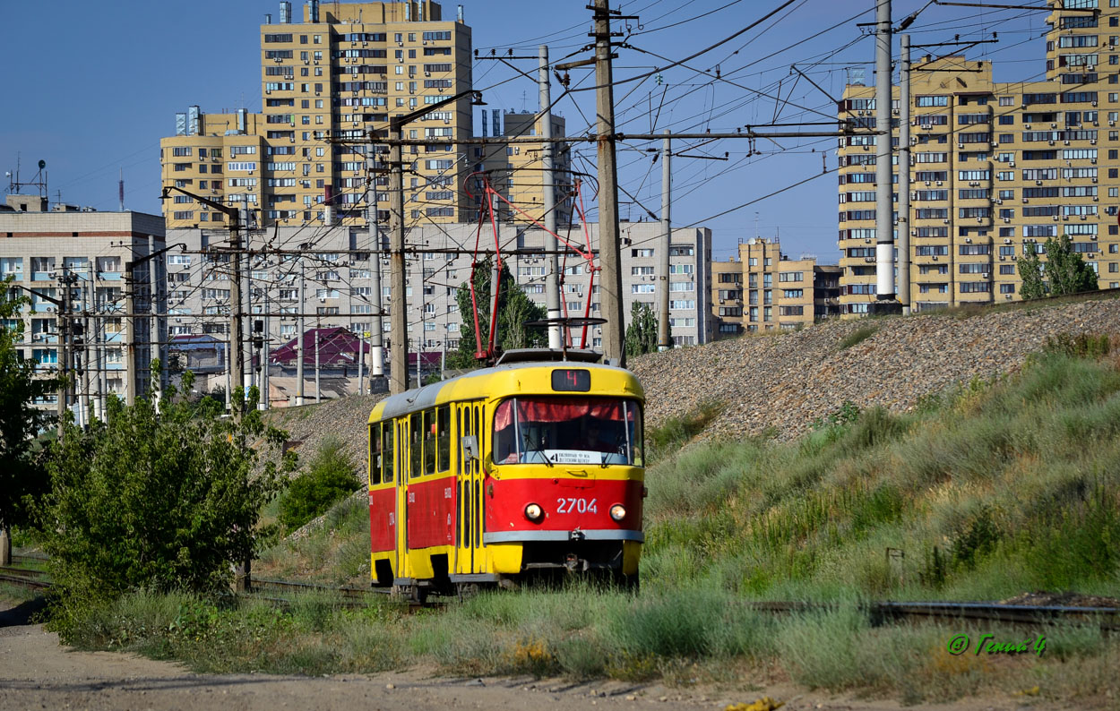 Volgograd, Tatra T3SU # 2704