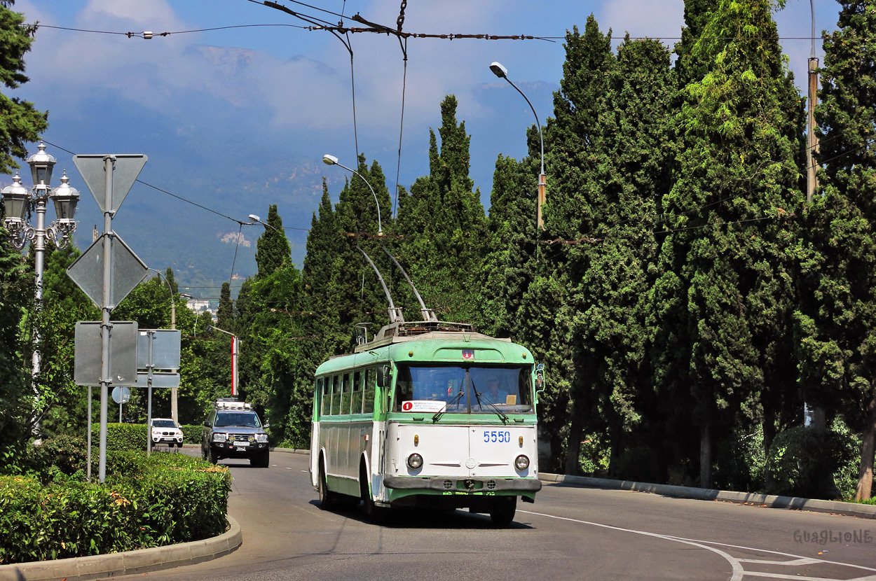 Крымский троллейбус, Škoda 9Tr21 № 5550