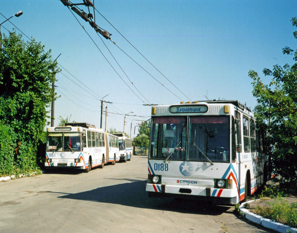 Краматорск, ЮМЗ Т1 № 0189; Краматорск, ЮМЗ Т1 № 0188