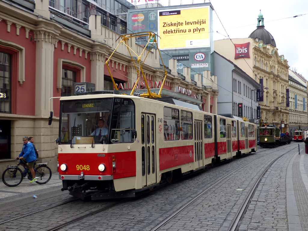 Prága, Tatra KT8D5 — 9048; Prága — 140th anniversary of Prague's urban transport