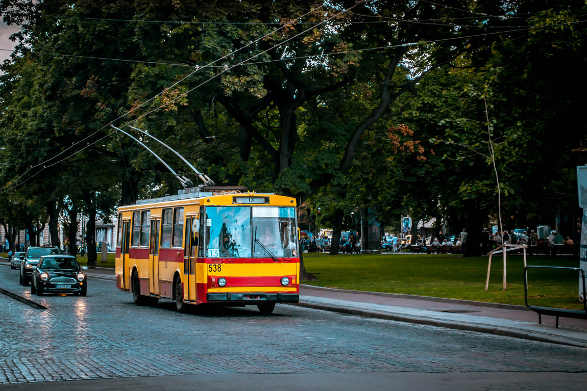Львов, Škoda 14Tr02/6 № 538