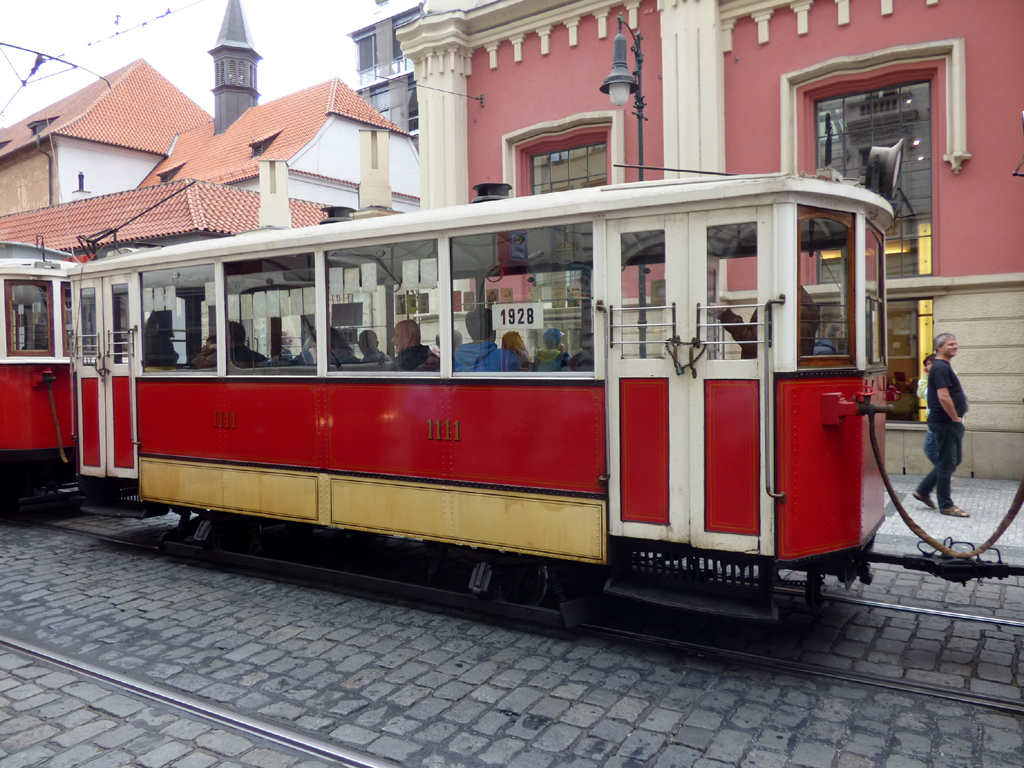 Prága, Ringhoffer 805-1219 series — 1111; Prága — 140th anniversary of Prague's urban transport