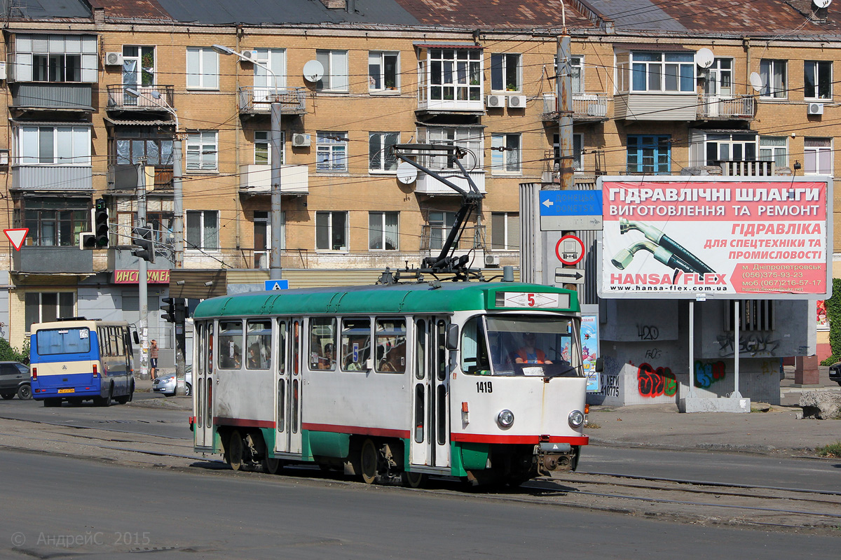Днепр, Tatra T4DM № 1419