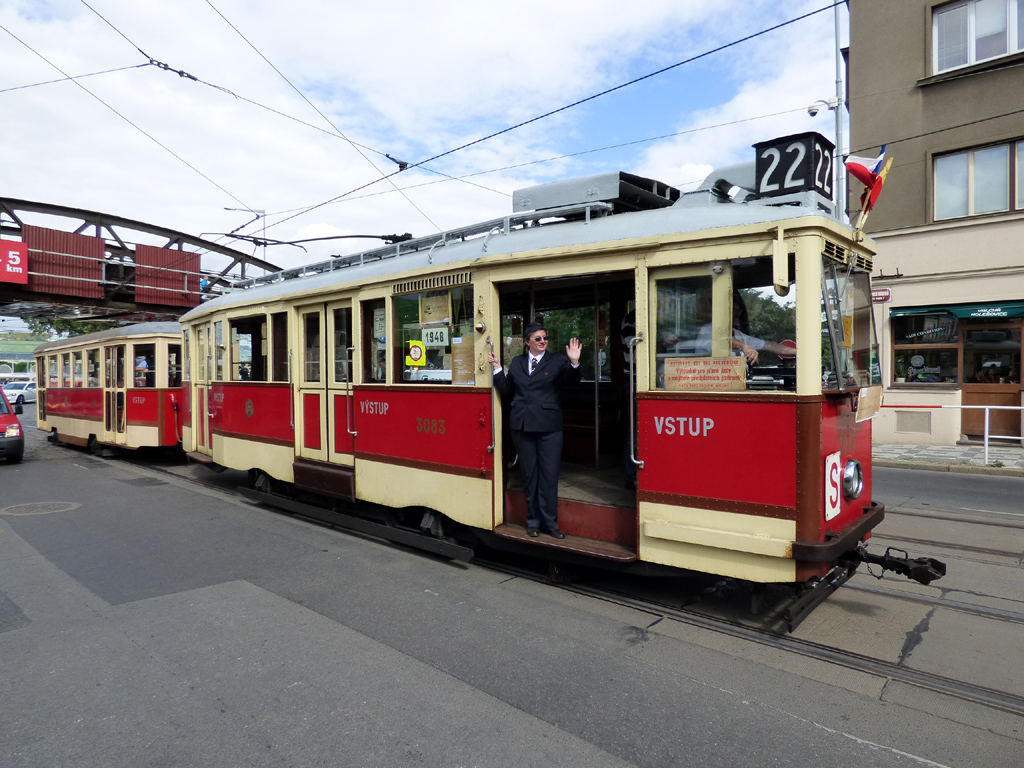 Прага, Ringhoffer/Tatra JSM № 3083; Прага — 140 лет городскому транспорту в Праге Прага, Ringhoffer/Tatra JSM № 3083; Прага — 140 лет городскому транспорту в Праге