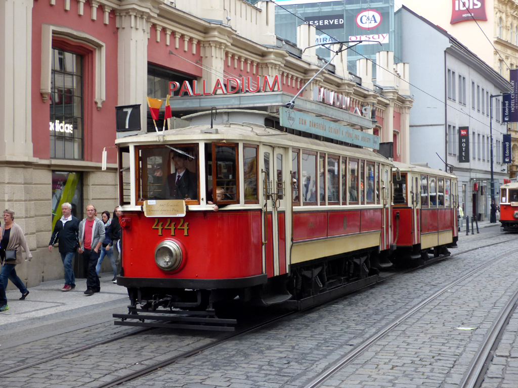 Prága, Ringhoffer DSM — 444; Prága — 140th anniversary of Prague's urban transport