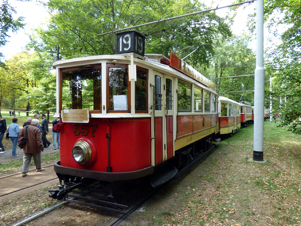 Praha, Ringhoffer DSM № 357; Praha — 140th anniversary of Prague's urban transport Praha, Ringhoffer DSM № 357; Praha — 140th anniversary of Prague's urban transport