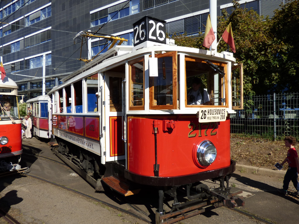 Prague, Ringhoffer DSM N°. 2172; Prague — 140th anniversary of Prague's urban transport; Prague — Tram depots