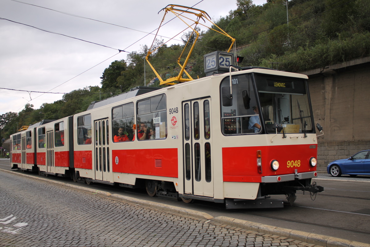 Praha, Tatra KT8D5 № 9048; Praha — 140th anniversary of Prague's urban transport Praha, Tatra KT8D5 № 9048; Praha — 140th anniversary of Prague's urban transport