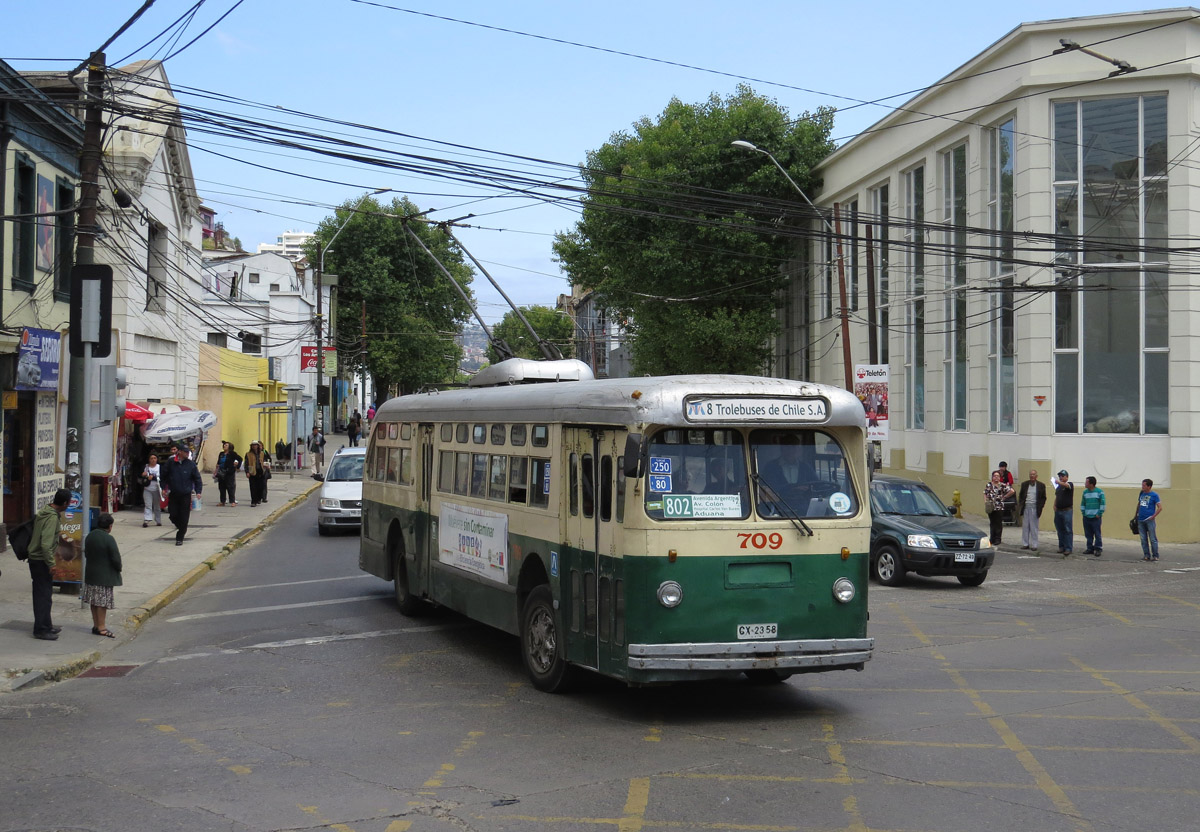 Valparaiso, Pullman-Standard TC-48 N°. 709