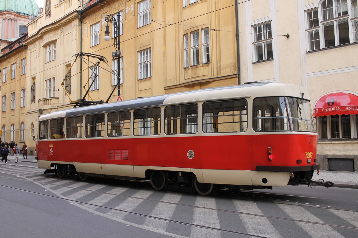 Prague, Tatra T3SUCS № 7292; Prague — 140th anniversary of Prague's urban transport Prague, Tatra T3SUCS № 7292; Prague — 140th anniversary of Prague's urban transport