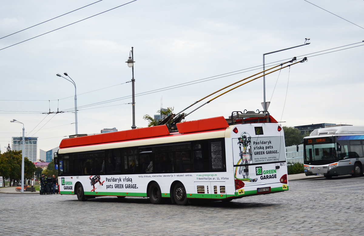 Вильнюс, Solaris Trollino II 15 AC № 1675