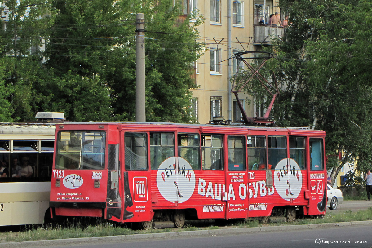 Ангарск, 71-605 (КТМ-5М3) № 123 Ангарск, 71-605 (КТМ-5М3) № 123