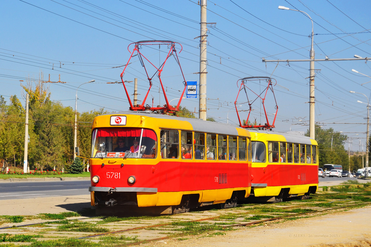 Волгоград, Tatra T3SU № 5781; Волгоград, Tatra T3SU № 5782