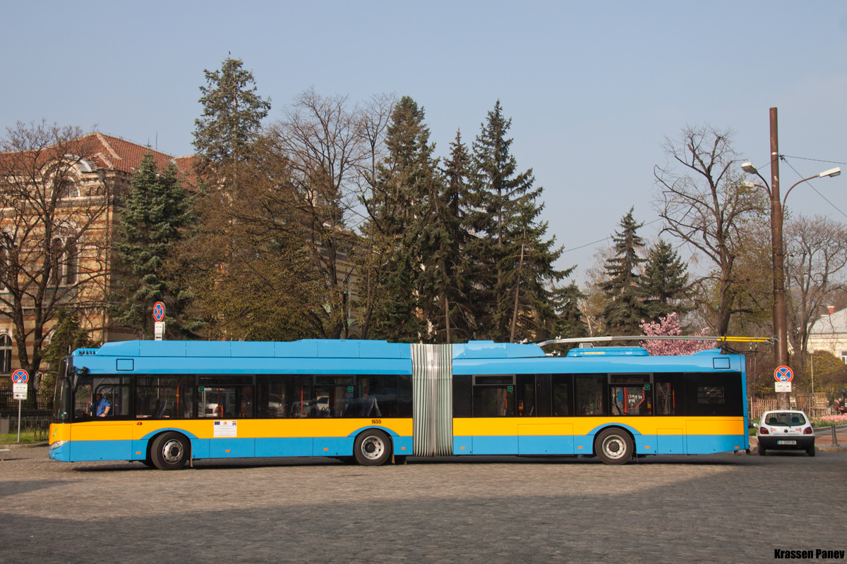 София, Škoda 27Tr Solaris III № 1655; София — Официално представяне на новите тролейбуси Škoda 27Tr — 04.04.2014