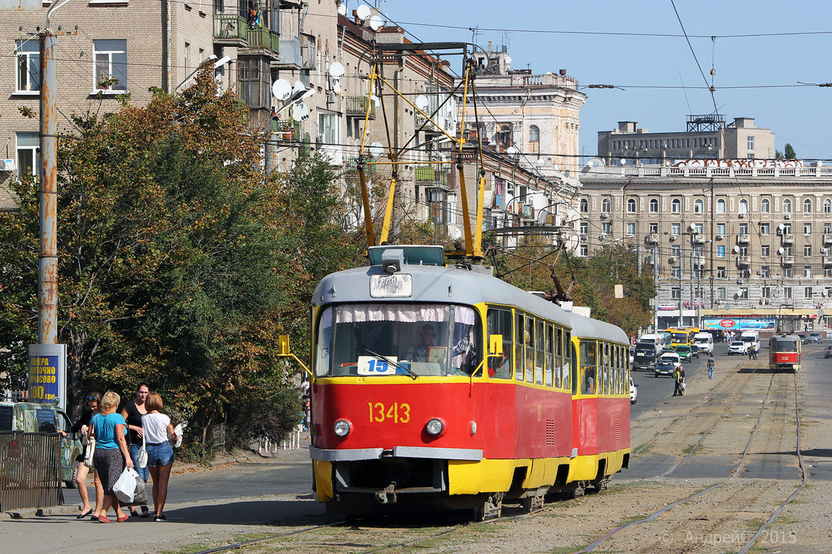 Днепр, Tatra T3SU № 1343