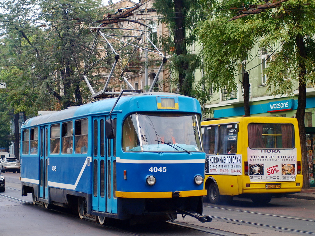 Одесса, Tatra T3R.P № 4045