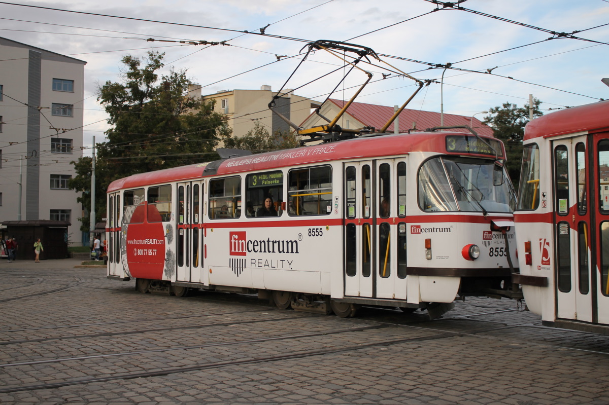 Прага, Tatra T3R.P № 8555