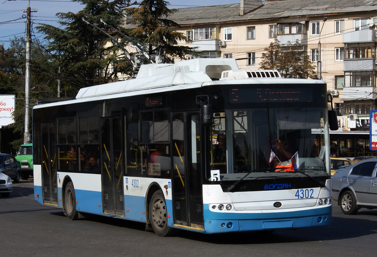 Крымский троллейбус, Богдан Т70110 № 4302