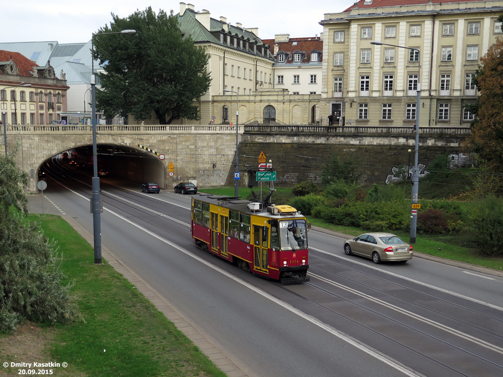 Варшава, Konstal 105Na № 1174