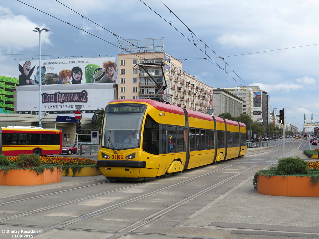 Warsaw, PESA Tramicus 120N Br. 3106