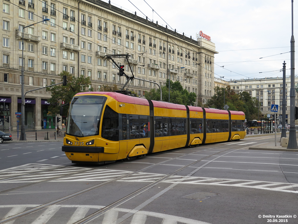 Варшава, PESA Tramicus 120N № 3115
