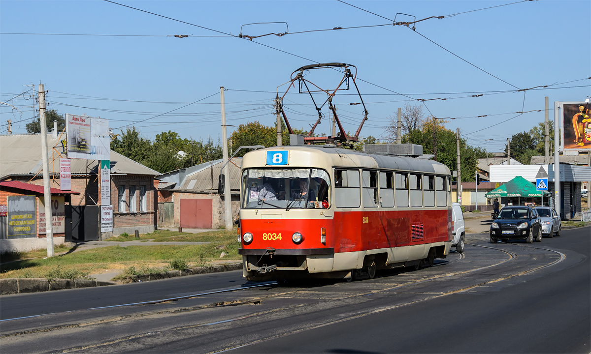 Харьков, Tatra T3M № 8034 Харьков, Tatra T3M № 8034