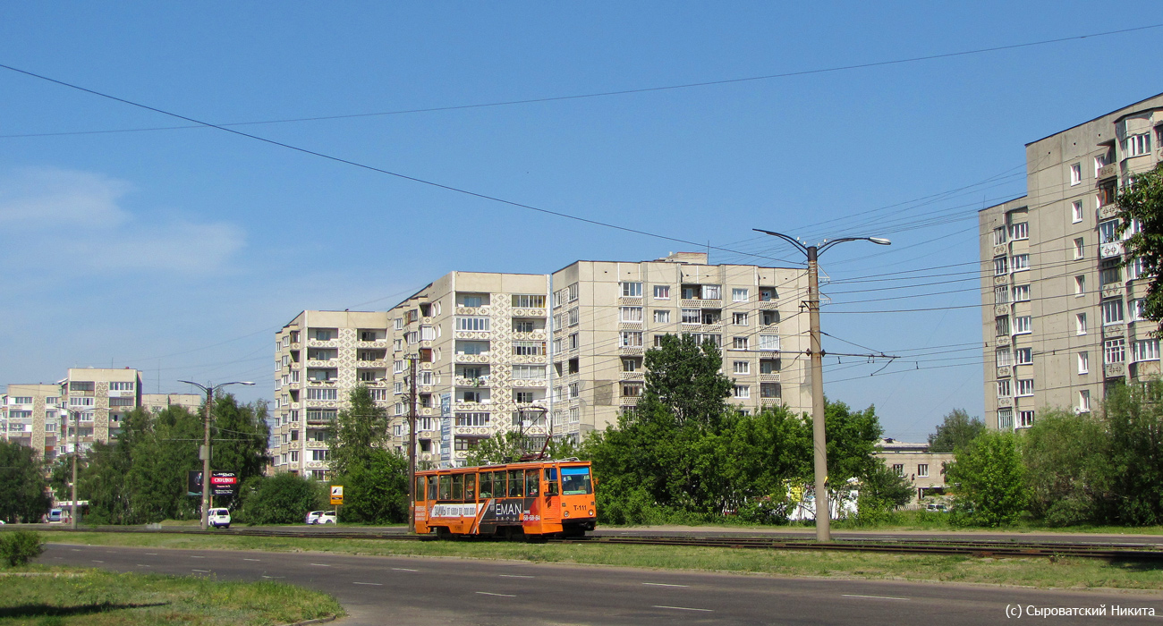 Ангарск, 71-605 (КТМ-5М3) № 111 Ангарск, 71-605 (КТМ-5М3) № 111