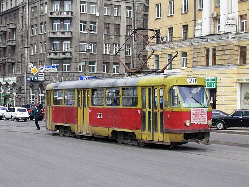 Харьков, Tatra T3SU № 393 Харьков, Tatra T3SU № 393