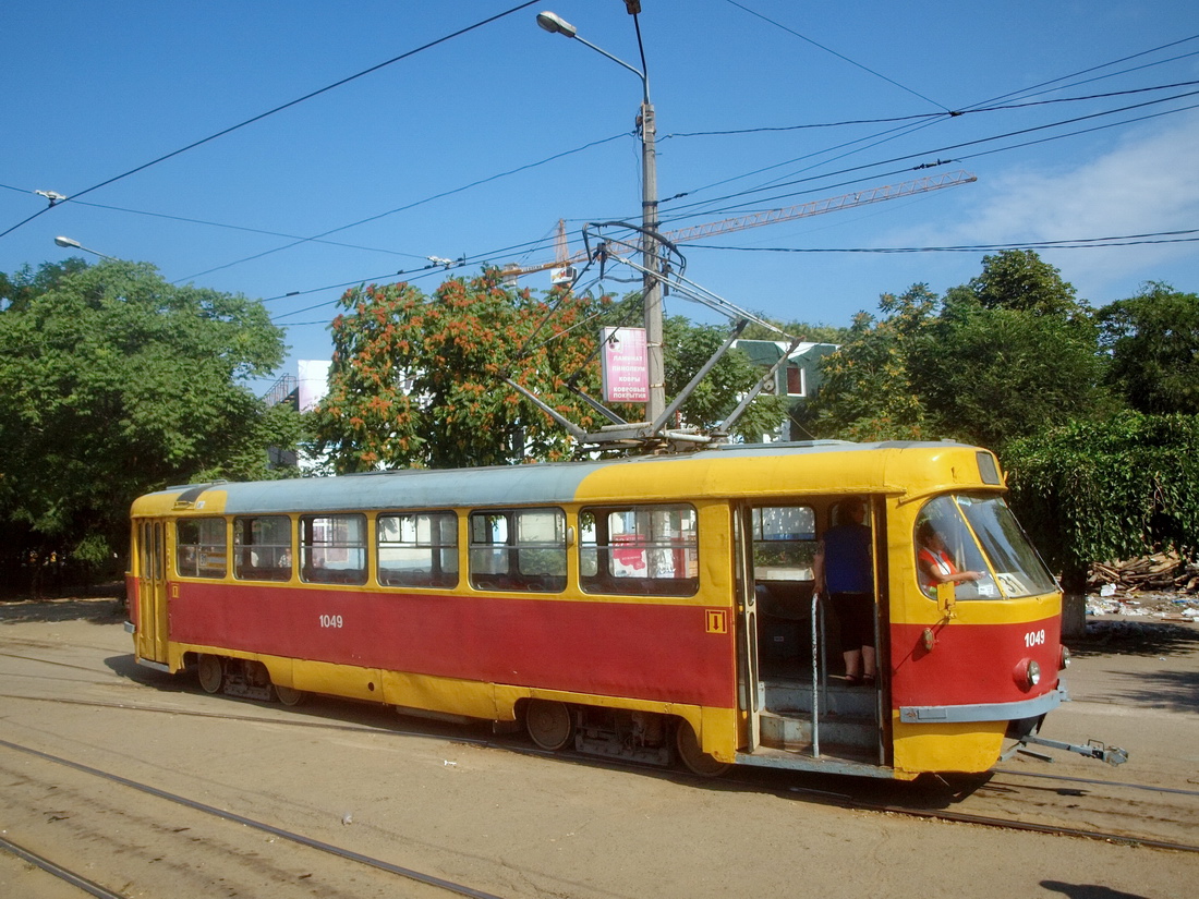 Одесса, Tatra T3SU (двухдверная) № 1049