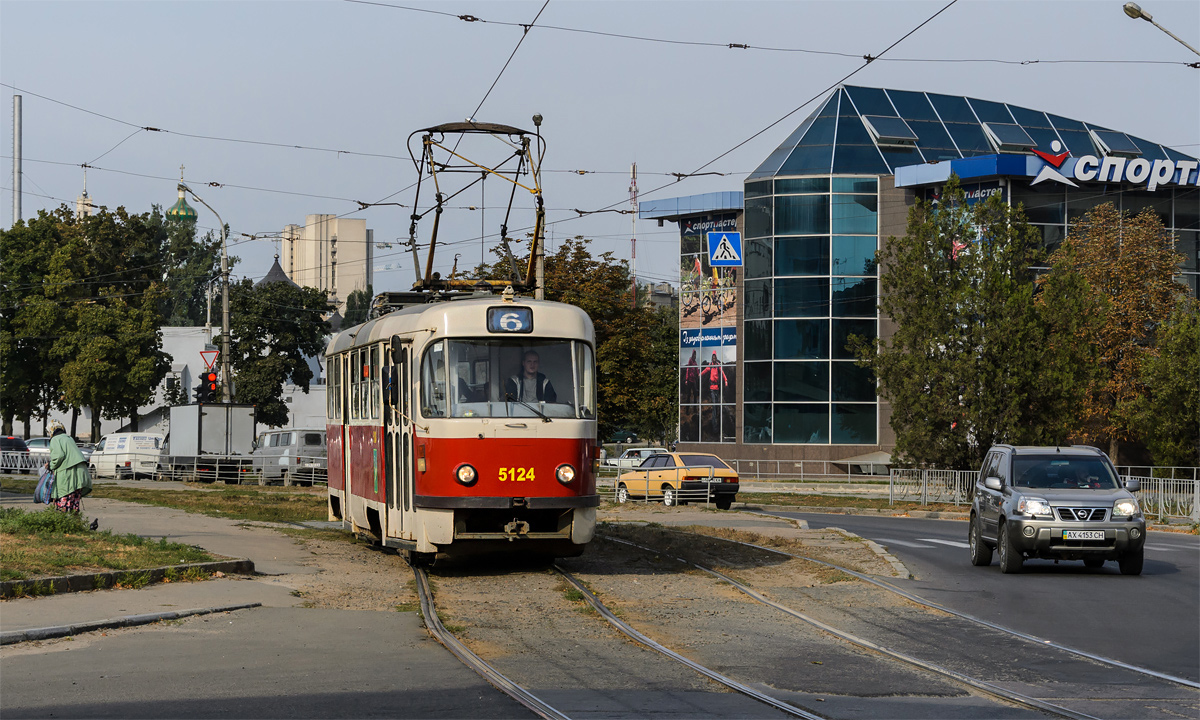 Харьков, Tatra T3A № 5124
