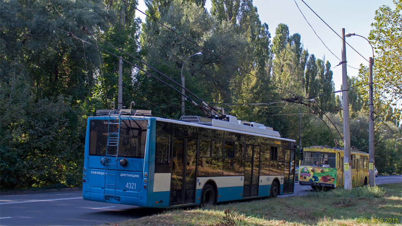 Крымский троллейбус, Богдан Т70110 № 4321