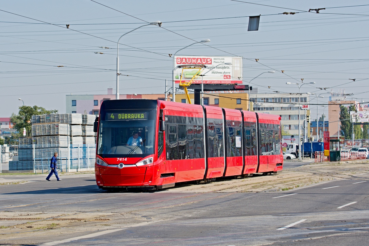 Bratislava, Škoda 29T ForCity Plus č. 7414