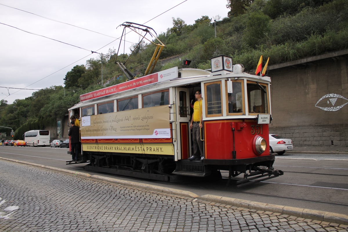 Prague, Ringhoffer DSM N°. 351; Prague — 140th anniversary of Prague's urban transport
