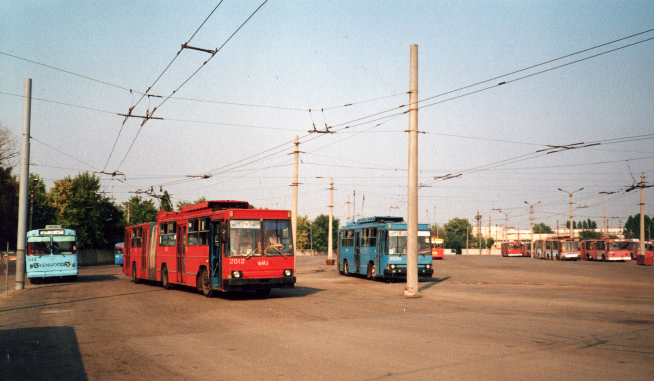 Одесса, ЗиУ-682В-012 [В0А] № 843; Одесса, ЮМЗ Т1 № 2012; Одесса, ЮМЗ Т1 № 2020