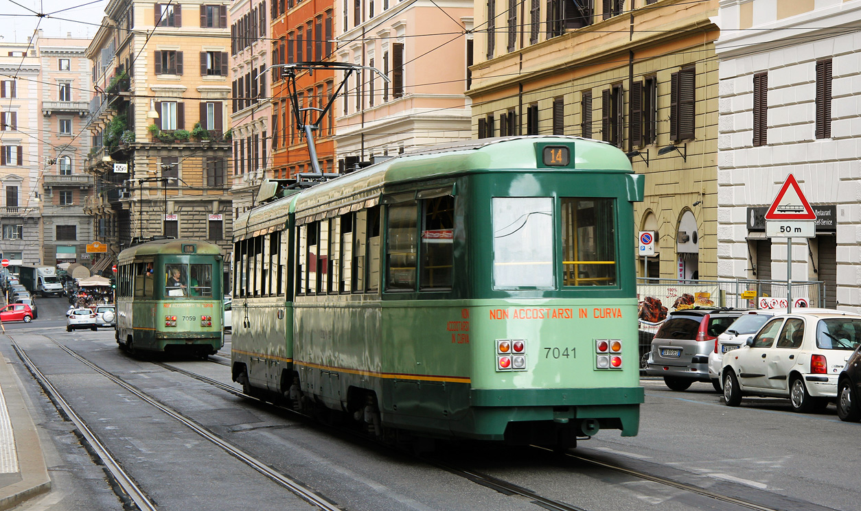 Рим, Treno Articolato Stanga (TAS) № 7041; Рим, Treno Articolato Stanga (TAS) № 7059