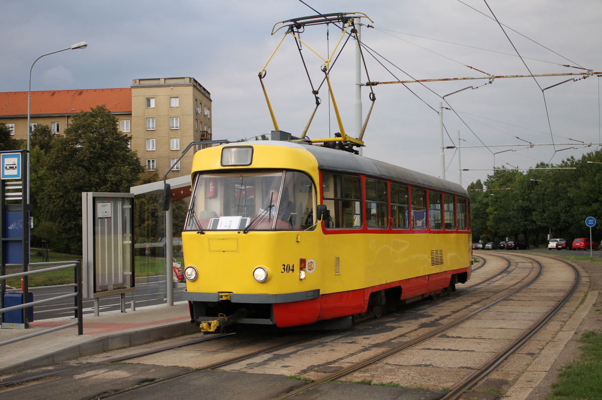 Мост ― Литвинов, Tatra T3M.3 № 304