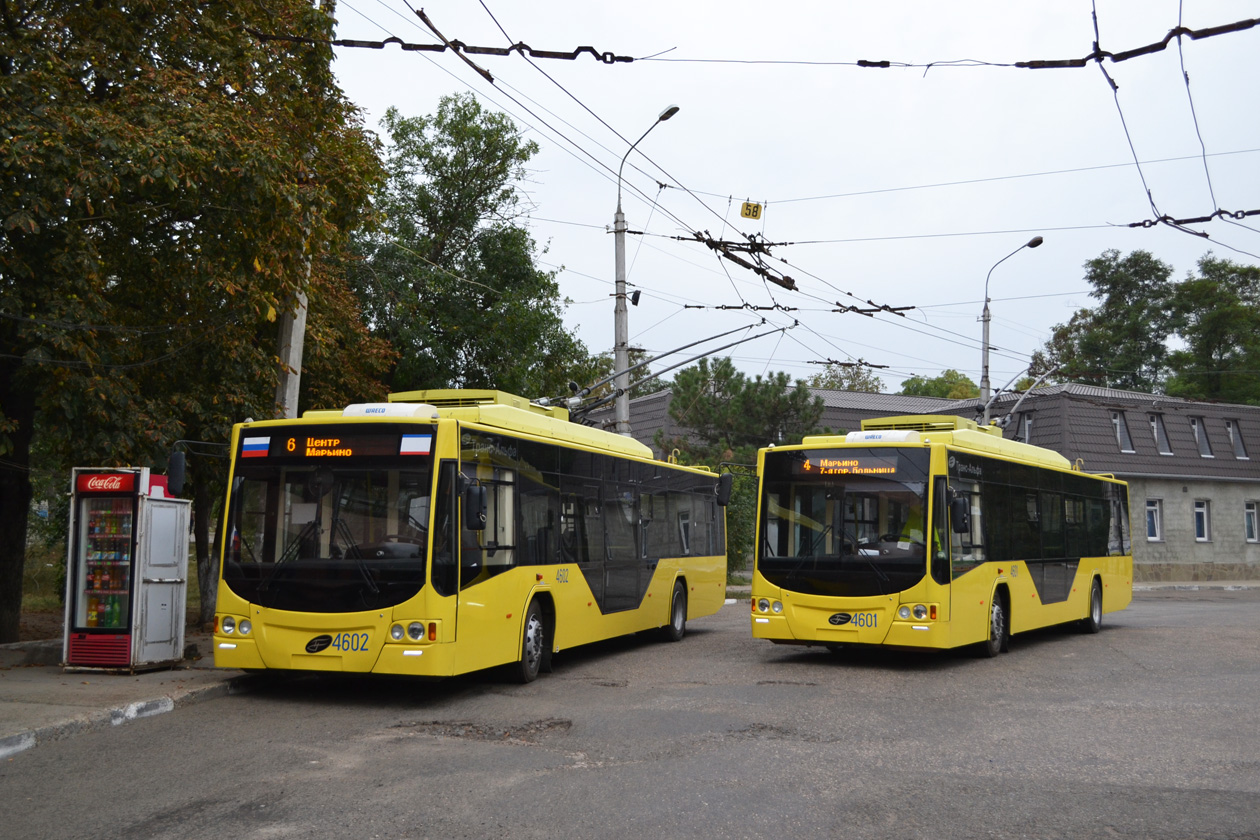 Крымский троллейбус, ВМЗ-5298.01 «Авангард» № 4602; Крымский троллейбус, ВМЗ-5298.01 «Авангард» № 4601