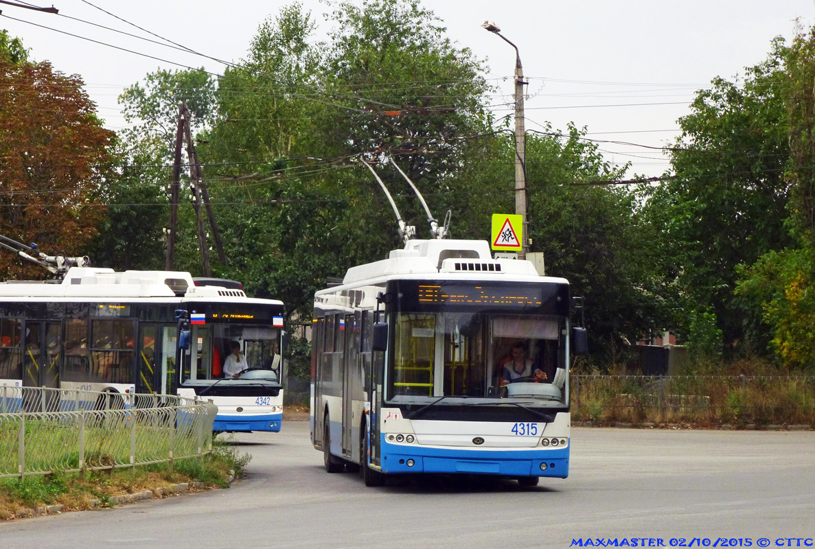 Крымскі тралейбус, Богдан Т70110 № 4315