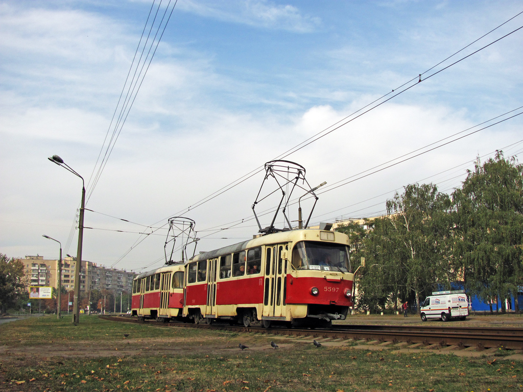 Киев, Tatra T3SU № 5597