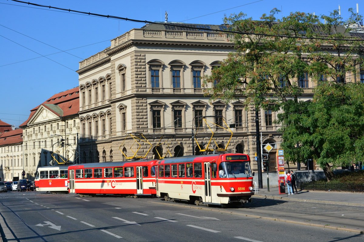 Prága, Tatra T3R.P — 5516