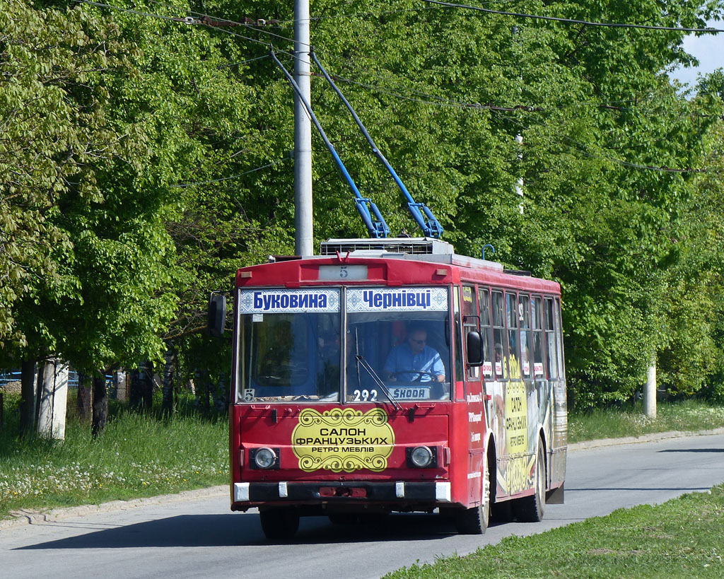 Черновцы, Škoda 14Tr89/6 № 292