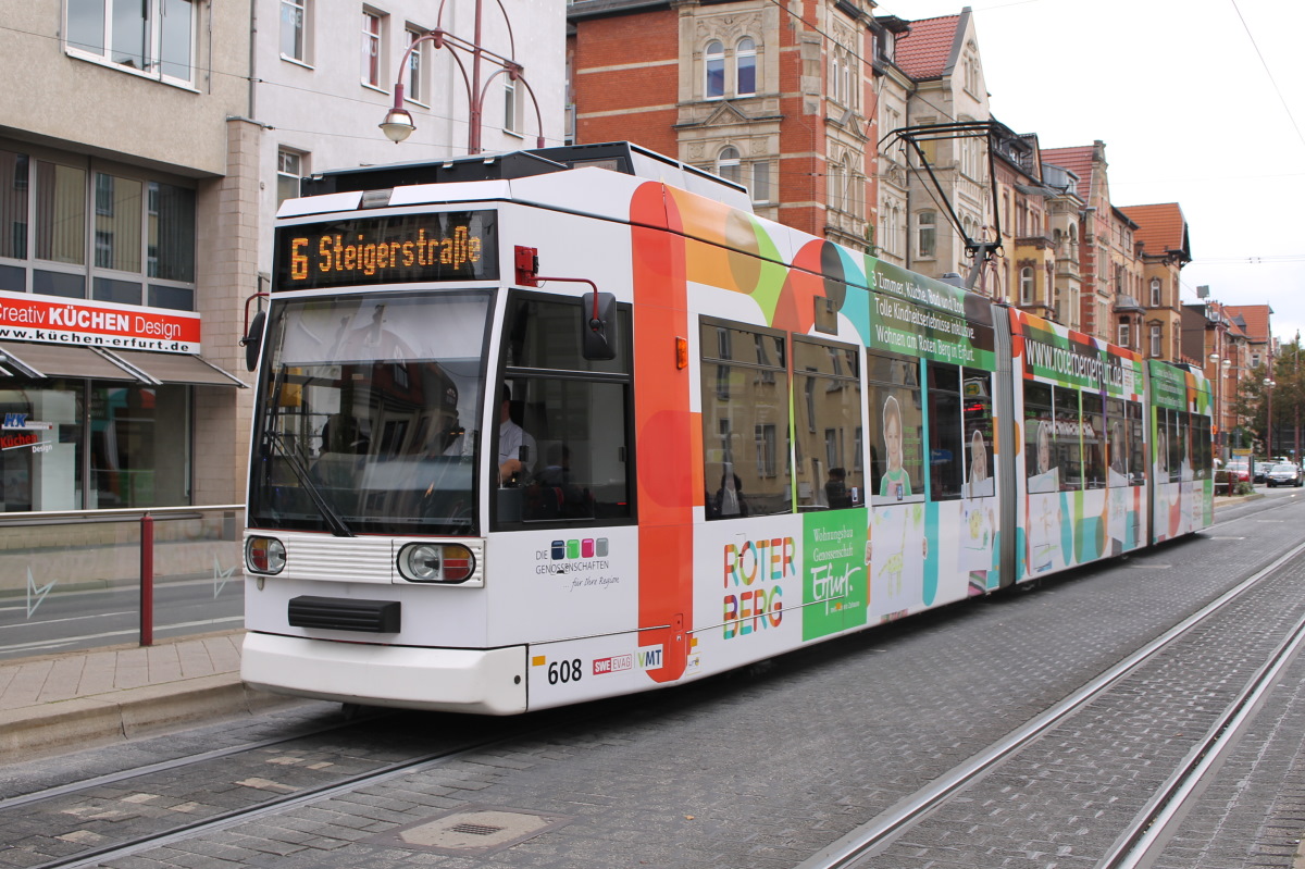 Erfurt, Duewag MGT6DE č. 608