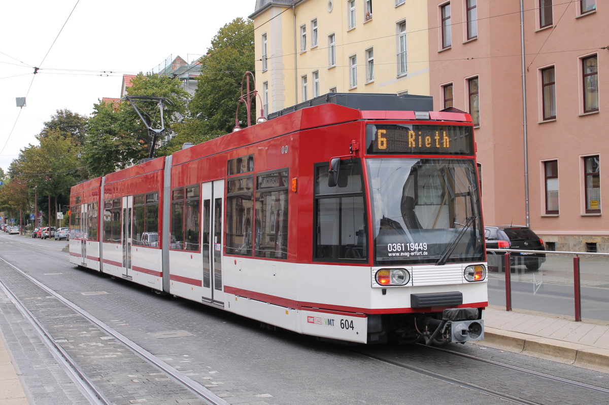 Эрфурт, Duewag MGT6D № 604